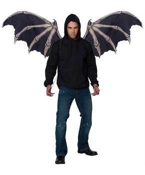 Skeleton Bone Costume Wings | One Size Fits Most