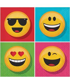 Show Your Emojions 6.5" Paper Luncheon Napkins: 16 Count