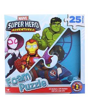 Marvel Super Hero Adventures 25 Piece Kids Foam Jigsaw Puzzle
