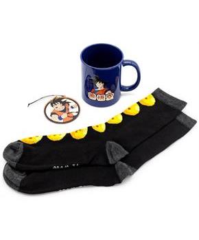 Dragon Ball Z Goku Mug, Socks, and Ornament Bundle
