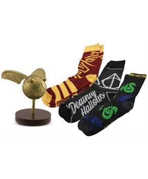 Harry Potter Vinyl Golden Snitch Figure and Sock Bundle