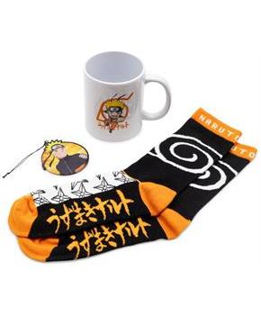 Naruto Shippuden Mug, Socks, and Ornament Bundle