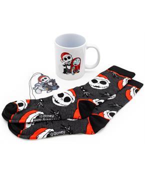Nightmare Before Christmas Mug, Socks, and Ornament Bundle