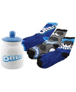 Oreo Cookie Jar and Sock Bundle