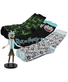 Rick and Morty Vinyl Rick Sanchez Figure and Sock Bundle