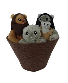 Star Wars Celebration Exclusive Ewok Family 3 Piece Plush Set
