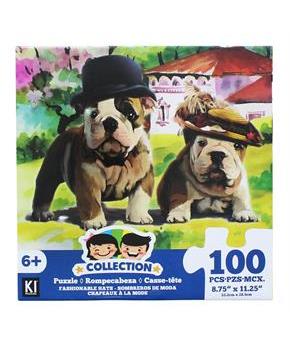 Dogs In Hats 100 Piece Juvenile Collection Jigsaw Puzzle