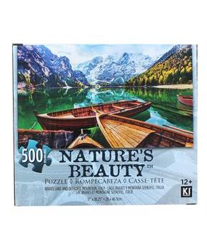 Boats 500 Piece Natures Beauty Jigsaw Puzzle