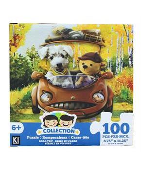 Dog and Teddybear 100 Piece Juvenile Collection Jigsaw Puzzle