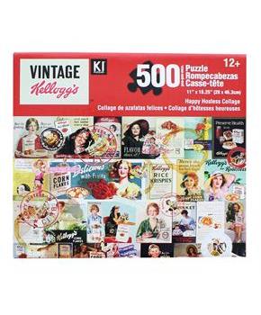 Kellogg's Vintage Happy Hostess Collage 500 Piece Jigsaw Puzzle