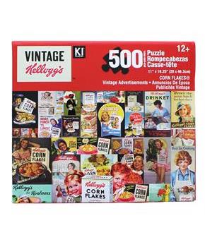 Kellogg's Vintage Corn Flakes 500 Piece Jigsaw Puzzle
