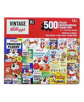 Kellogg's Vintage Frosted Flakes 500 Piece Jigsaw Puzzle