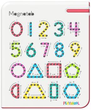 Magnatab Playskool Numbers and Shapes | Learning and Sensory Drawing Tool
