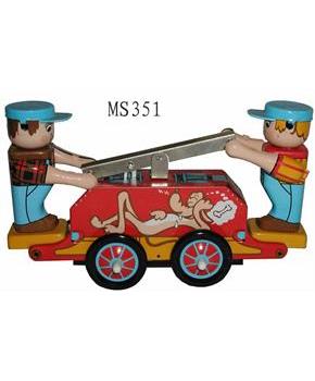 Vintage Style 5.5" Tin Railway Cart