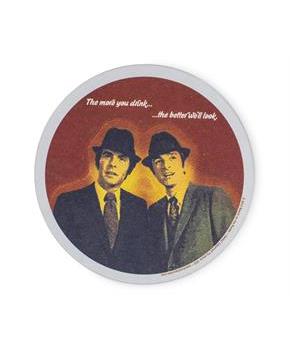 Single Retro Cork Drink Coaster - More You Drink/ Better We'll Look
