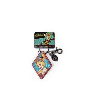 DC Comics Bombshells Harley Quinn Faux Leather Keychain