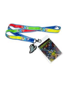Midway Arcade Games Lanyard w/ ID Holder & Charm - Gauntlet