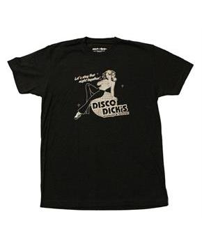 Kitsch on the Rocks Disco Dick&#39;s Men&#39;s Black T-Shirt