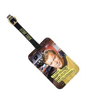Star Trek Captain Kirk Graphic Luggage Tag