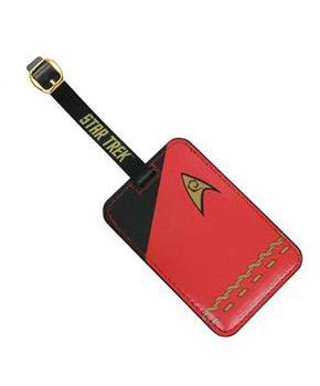 Star Trek Red Uniform Luggage Tag
