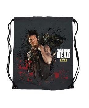 The Walking Dead Daryl Dixon 17-Inch Drawstring Polyester Cinch Bag