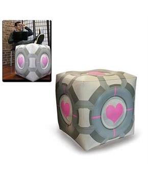 Portal Original Companion Cube Inflatable Ottoman