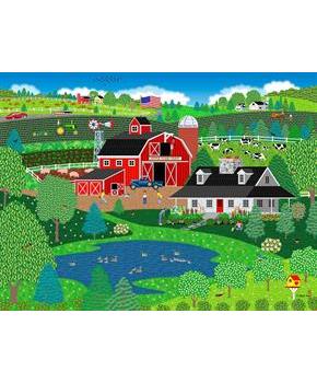 Apple Pond Spring 300 Piece Jigsaw Puzzle