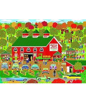 Bobbing Apple Orchard Farm 1000 Piece Jigsaw Puzzle