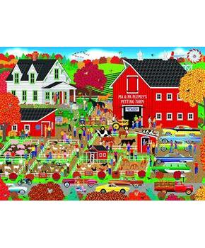 Plumly's Petting Farm 1000 Piece Jigsaw Puzzle