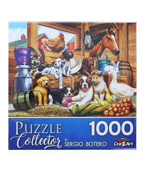 Barnyard Puppy Pals 1000 Piece Jigsaw Puzzle
