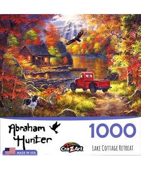 Lake Cottage By Abraham Hunter 1000 Piece Jigsaw Puzzle
