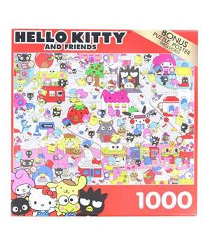 Hello Kitty and Friends 1000 Piece Jigsaw Puzzle
