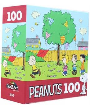Peanuts 100 Piece Kids Jigsaw Puzzle | Peanuts Kite Tree