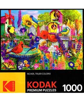Bird Bath Garden 1000 Piece Kodak Premium Jigsaw Puzzle