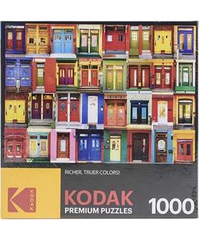 Colorful Montreal Doors 1000 Piece Kodak Premium Jigsaw Puzzle
