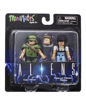 Aliens Cpl. Hicks & Rescue Mission Ripley 2-Pack Series 1 Minimates