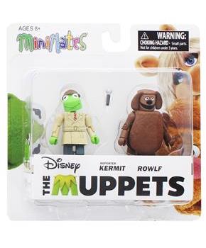 Muppets Reporter Kermit & Rowlf 2-Pack Series 2 Minimates