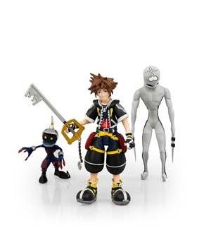 Kingdom Hearts 2 Action Figures Collection Set | Includes Sora, Dusk, & Soldier