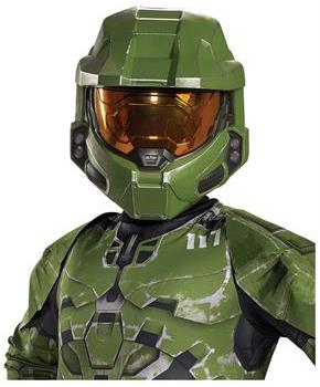 HALO Infinite Master Chief Child Costume Half Mask | One Size