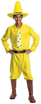 Curious George Person In The Yellow Hat Adult Costume