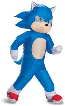 Sonic The Hedgehog Inflatable Sonic Child Costume | One Size Fits Most