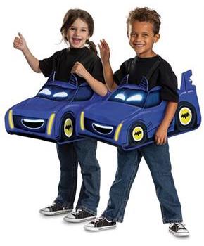 DC Batwheels Bam Ride-On Classic Child Costume | One Size Up to Sz 6