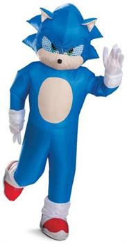 Sonic Movie 3 Sonic Inflatable Adult Costume | One Size Fits Most