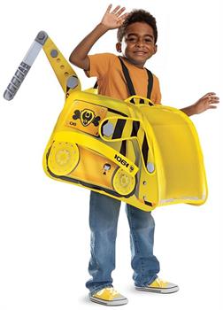 PAW Patrol Rubble Bulldozer Pop Out Child Costume | One Size Up to Size 6