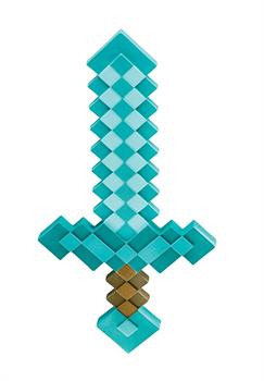Minecraft 20 inch Plastic Costume Sword for Cosplay or Roleplay
