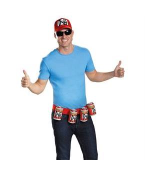 The Simpsons Duffman Costume Kit Adult One Size