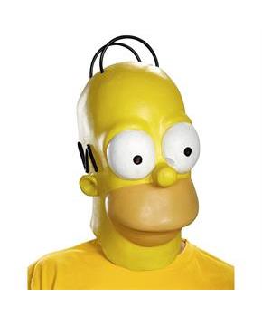 The Simpsons Homer Costume Mask Adult One Size