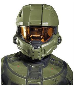Halo Master Chief Costume Half Mask Child One Size