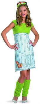 Sesame Street Oscar The Grouch Dress Costume Teen