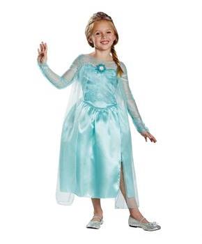 Frozen Disney Classic Elsa Snow Queen Gown Child Costume